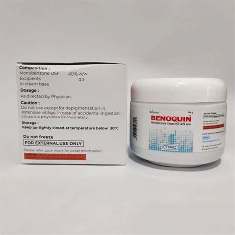 Monobenzone Cream - Monobenzone Cream (Benoquin 40% w/w Cream) Trader ...
