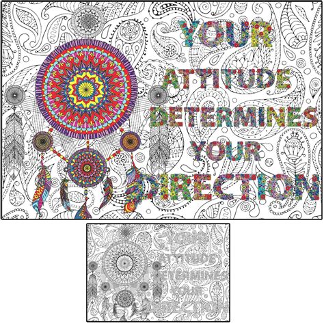 Large Wall Coloring Poster For Adults And Kids Giant Coloring ...