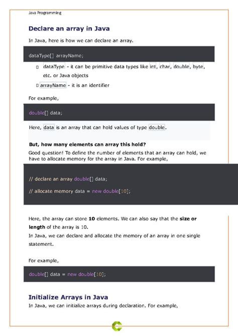 Image result for Introduction Array to Java Programming Y