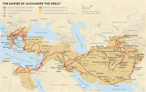 The Empire of Alexander The Great : r/MapPorn