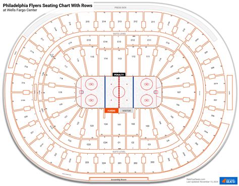 Philadelphia Flyers Seating Charts at Wells Fargo Center ...