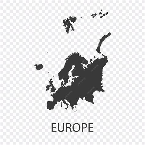 Premium Vector | Detailed vector map of the Europe