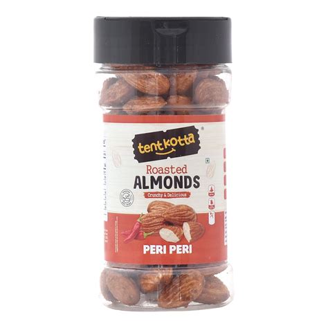 Tentkotta Roasted Almonds Peri Peri 100G : Amazon.in: Grocery & Gourmet ...
