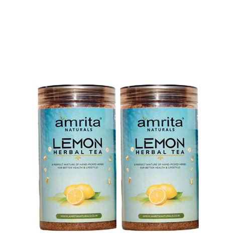Amrita Naturals Lemon Herbal Tea Immunity Booster & Combats Acidity 500 ...