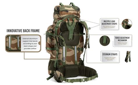 Tripole Colonel Pro Metal Frame Rucksack | Front Opening | Detachable