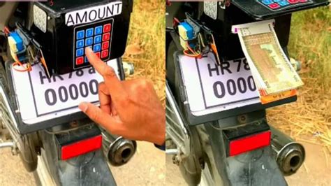 Man Installed Atm Machine Behind Bike Withdrew Money By Inserting Card ...