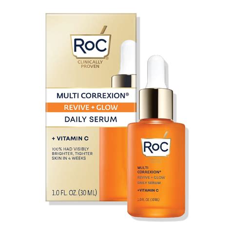 RoC Multi Correxion Revive + Glow Vitamin C Serum, Daily Anti-Aging ...