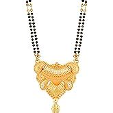 MEENAZ Traditional Temple Forming One Gram Gold Stylish New Long Broad ...