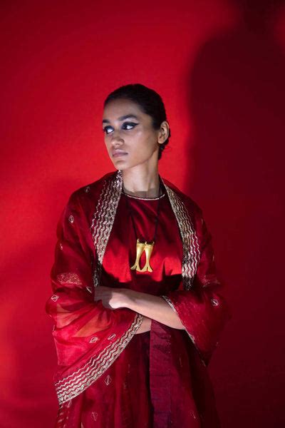 Handwoven Rust Gold New Wave Lehenga Set – Akaaro