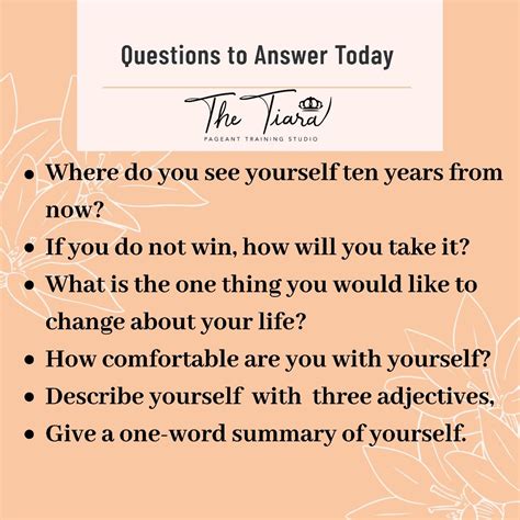 Pageant questions to help you in your journey as a beauty queen crack ...