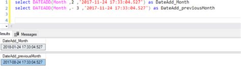 DateAdd SQL 的图像结果