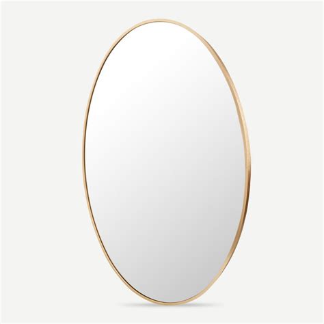 Buy Reflection Flash Metal Oval Wall Mirror - 50x75cm from Home Centre ...
