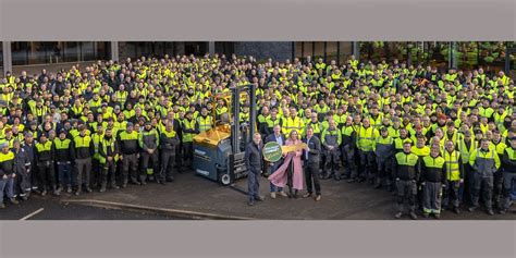 Combilift’s 100,000th forklift raises €100,000 for UNICEF