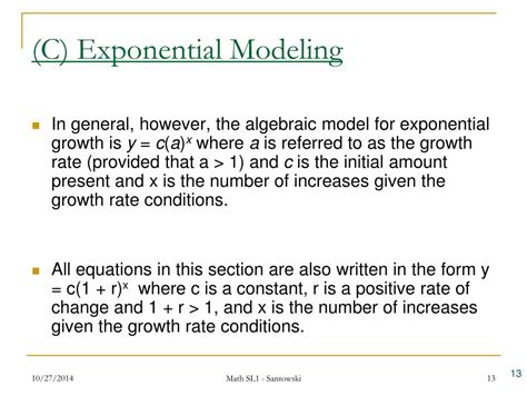 Exponential Modeling Examples 的图像结果