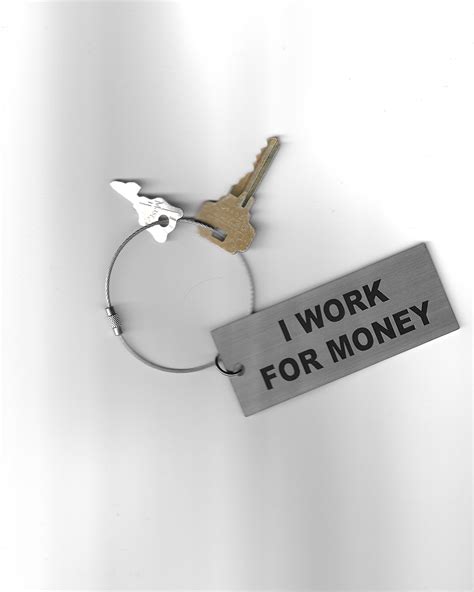 Key Charm I work for money | LINE SHOPPING