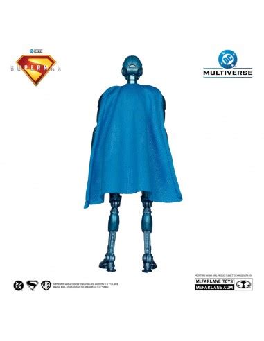 PiXELATOY - Deluxe Superman Robot (Red Platinum Edition). DC Multiverse ...