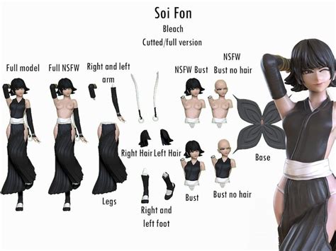 Soi Fon Bleach NSFW SFW Stl Files for 3D Printer Digital - Etsy Ireland