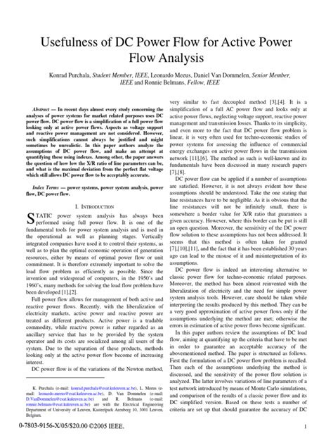 Image result for Powerflow Study Examples