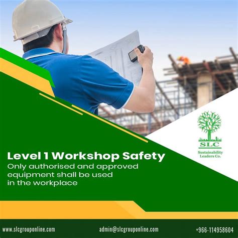 Level 1 Workshop Training | Health and safety, Workplace, Riyadh