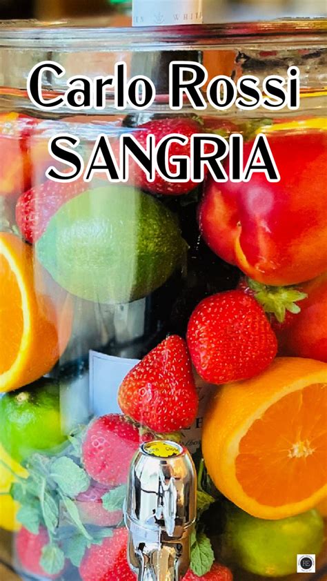 Carlo Rossi Sangria - Reluctant Entertainer