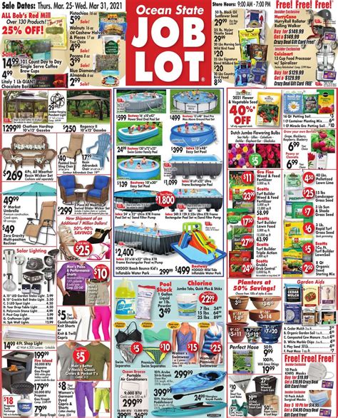 Ocean State Job Lot Ad Circular - 03/25 - 03/31/2021 | Rabato