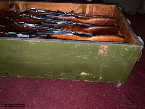 Full crate of Russian m44 Mosin Nagant