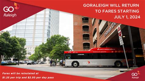 GoRaleigh Resumes Fare Collection July 1