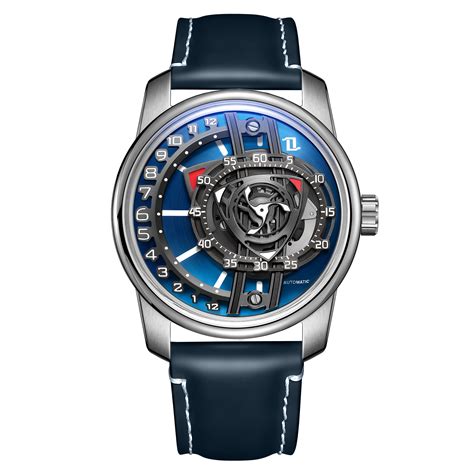 Luxury Men's Automatic Unique Skeleton Watch - OBLVLO JM ROTOR Series ...