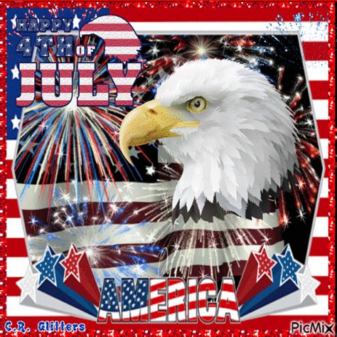 Happy 4th Of July America - Free animated GIF - PicMix
