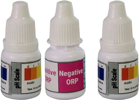 PH & ORP Testing Kit/Alkaline Level Testing Liquid Bottles by Bio ...