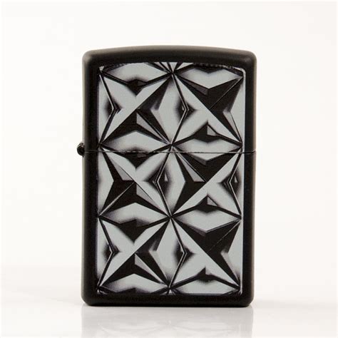 ZIPPO schwarz Plakette "3D Pattern" 60003363 | Excaliburshop