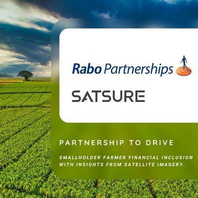 SatSure partners with Rabo Partnerships to revolutionize cash flow ...