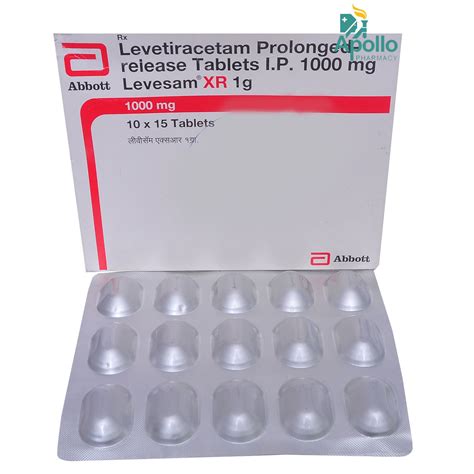 LEVESAM XR 1GM PR TABLET 15'S Price, Uses, Side Effects, Composition ...