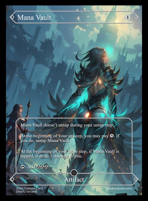Mana Vault MTG Proxy Anime Waifu - Etsy