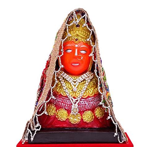 Buy PAPILON Jeen MATA Ji/Devi Siddh Gold Polish Marble Hindu Spiritual ...
