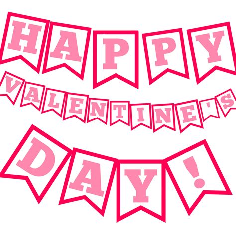 Free Printable Valentines Banner | FREE Printable HQ