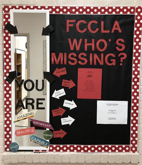 FCCLA bulletin board | Family and consumer science, School bulletin ...