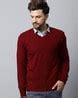 Buy Maroon Sweaters & Cardigans for Men by Cantabil Online | Ajio.com