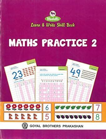 Learn & Write Skill Book Maths Practice 2 : Editorials: Amazon.in: Books