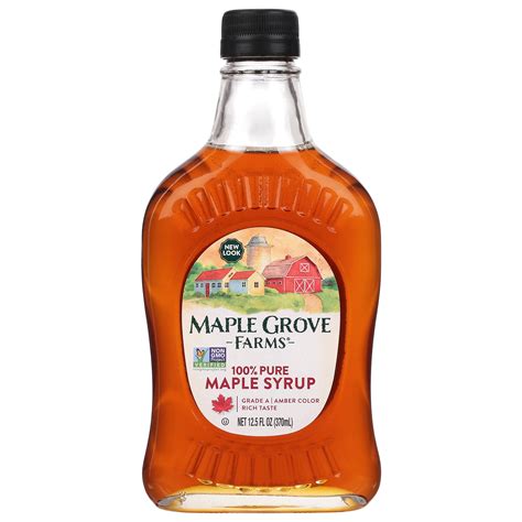 Maple Grove Farms Pure Maple Syrup, 12.5 fl oz - Walmart.com