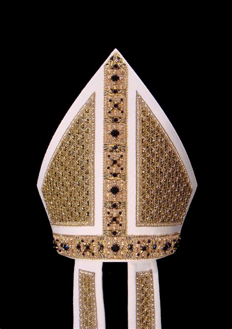 Pin on Mitra, Mitre, Miter | Bishop mitre, Bishop hat, Liturgical stoles