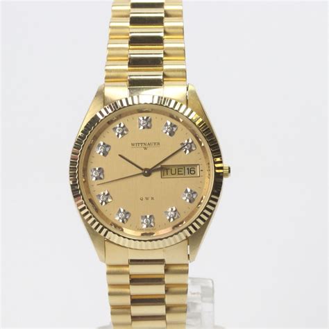 Wittnauer QWR Gold Plated Watch | Property Room