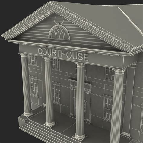 Courthouse Building Model 的图像结果