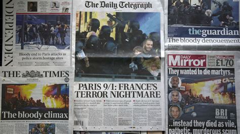 British media dips toe into abyss of Hebdo attack