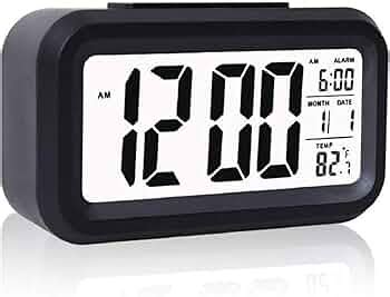 Stewit Alarm Clock Digital Clock, Table Clock, Alarm for Students ...