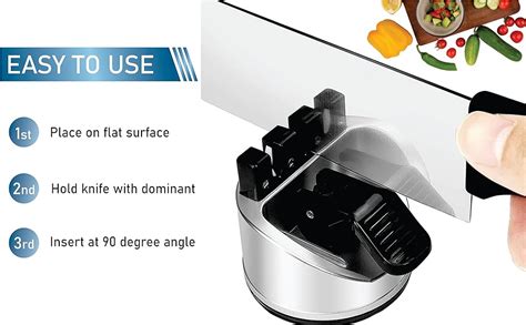 Buy Kitchengenix's Manual Knife & Scissors Sharpener for Straight ...