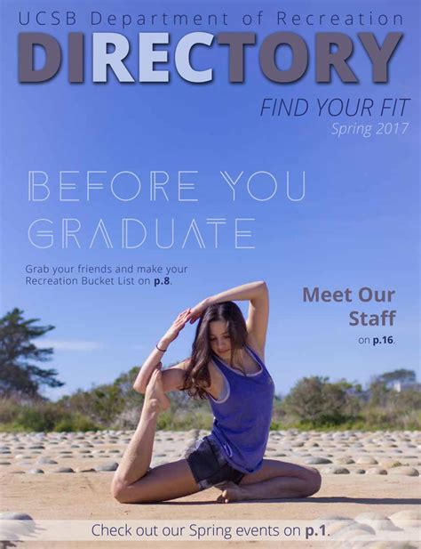 UCSB Recreation - diRECtory - Spring 2017 by UCSB Recreation - Issuu