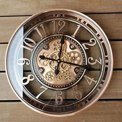 INFINITYTIME INFINITY TIME 21 Inch Moving Gears Wall Clock,Large India ...