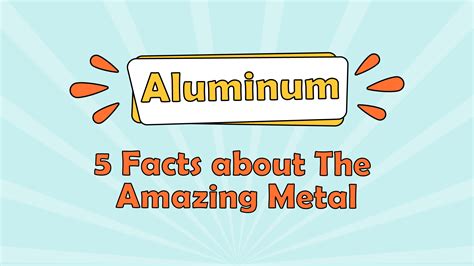 Aluminum; 5 Facts about The Amazing Metal Present in Our Daily Lives ...