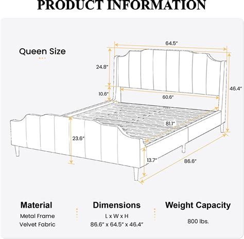 Standard Queen Size Headboard Dimensions - Infoupdate.org